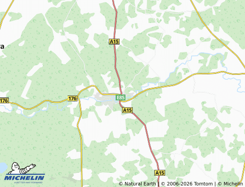Mappa MICHELIN Jašiūnai - ViaMichelin