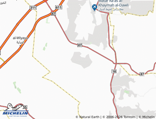 MICHELIN Al Saadi map - ViaMichelin