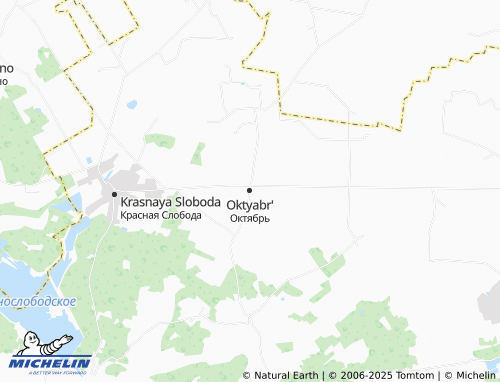 MICHELIN Oktyabr' map - ViaMichelin