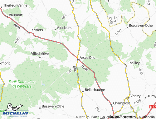 MICHELIN Arces-Dilo map - ViaMichelin
