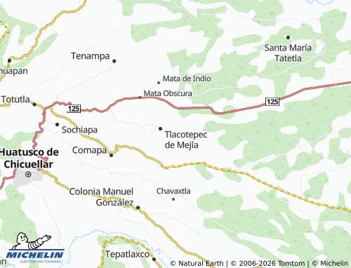 Mapa MICHELIN Amatitla - ViaMichelin