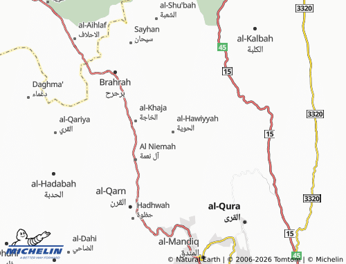MICHELIN-Landkarte al-Hawiyyah - ViaMichelin