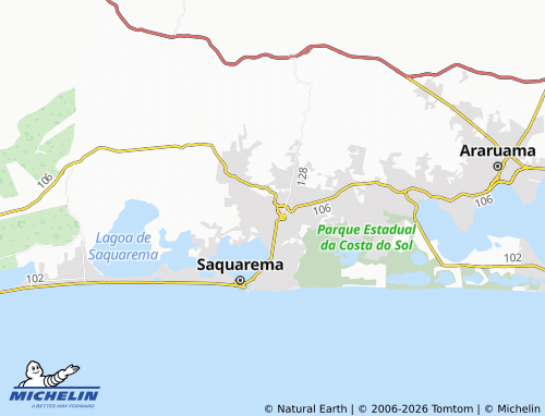 Mapa MICHELIN São Geraldo - ViaMichelin