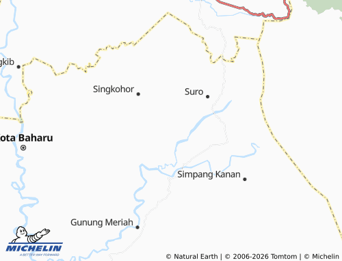 MICHELIN Alur Linci map - ViaMichelin