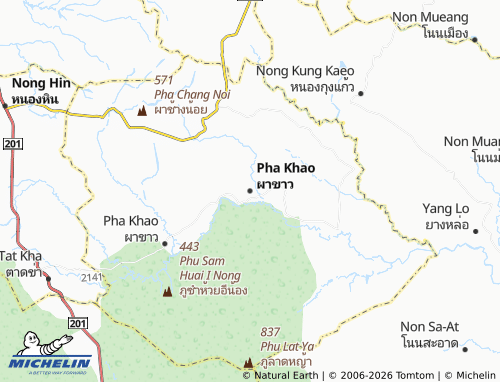 Mapa MICHELIN Pha Khao - ViaMichelin