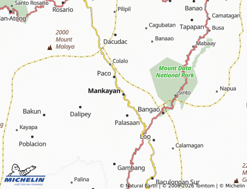 MICHELIN Mankayan map - ViaMichelin