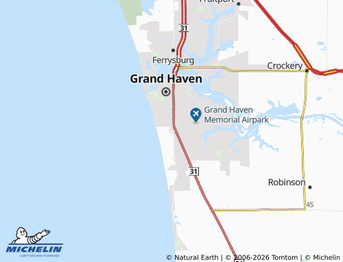 Mappa MICHELIN Rosy Mound - ViaMichelin