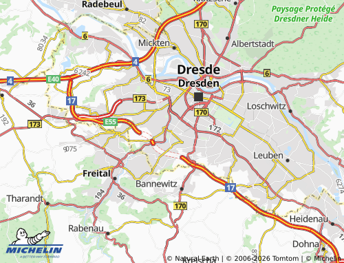 Mappa MICHELIN Plauen - ViaMichelin