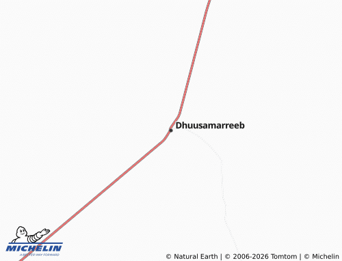 MICHELIN Dhuusamarreeb map - ViaMichelin