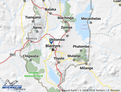 MICHELIN Chiradzulu map - ViaMichelin