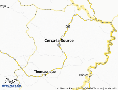 MICHELIN Cerca-la-Source map - ViaMichelin