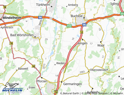MICHELIN Beckstetten map - ViaMichelin