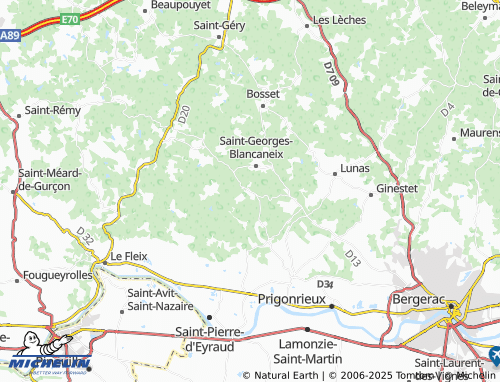 MICHELIN Le Tulen map - ViaMichelin