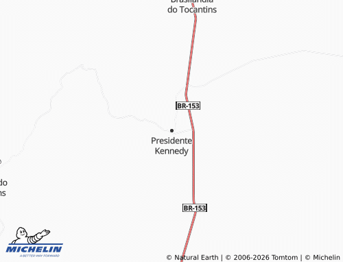 Mappa MICHELIN Presidente Kennedy - ViaMichelin