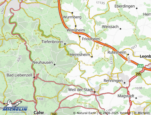 MICHELIN Mühlhausen map - ViaMichelin