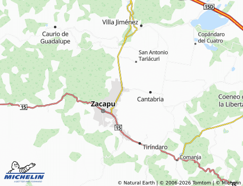 MICHELIN 18 de Octubre map - ViaMichelin