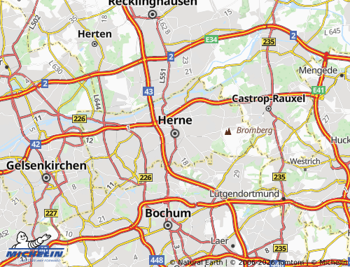 MICHELIN Herne map - ViaMichelin