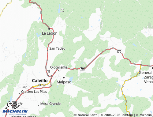MICHELIN El Maguey map - ViaMichelin