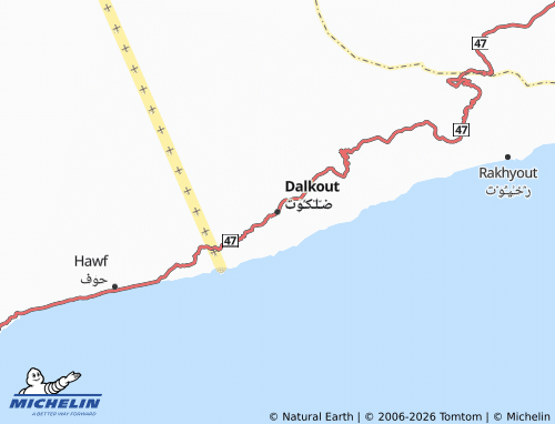 MICHELIN Dalkut map - ViaMichelin