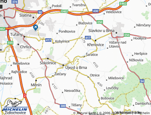 Mappa MICHELIN Hostěrádky-Rešov - ViaMichelin