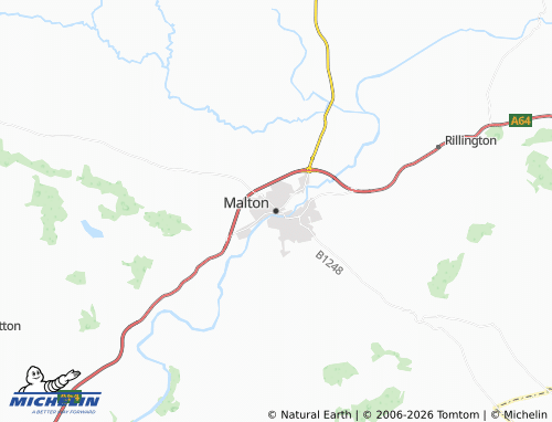 Carte MICHELIN Malton - ViaMichelin