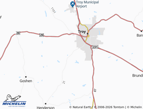 Mappa MICHELIN Hephzibah - ViaMichelin