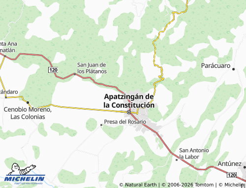 Mapa MICHELIN Fortín de Morelos - ViaMichelin