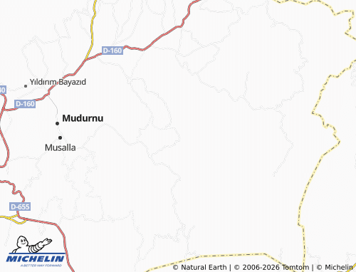 MICHELIN Dere Çetinören map - ViaMichelin