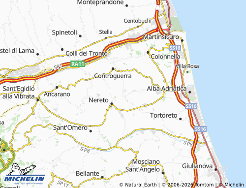 Mapa MICHELIN Corropoli - ViaMichelin