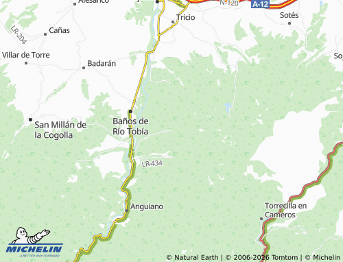 MICHELIN Ledesma de la Cogolla map - ViaMichelin