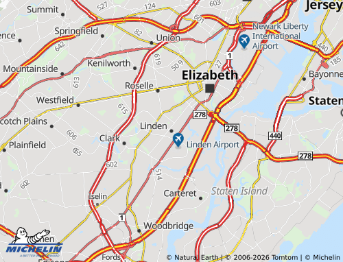 Mappa MICHELIN Linden - ViaMichelin