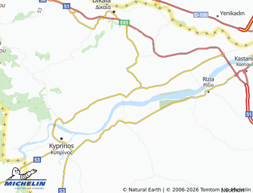 Carte MICHELIN Elia - ViaMichelin