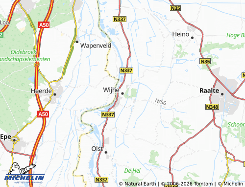 Kaart MICHELIN Wijhe - ViaMichelin