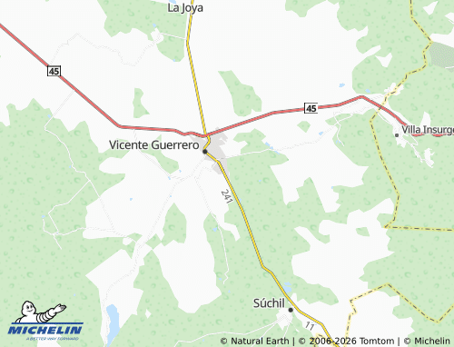 Kaart MICHELIN Loma Bonita - ViaMichelin