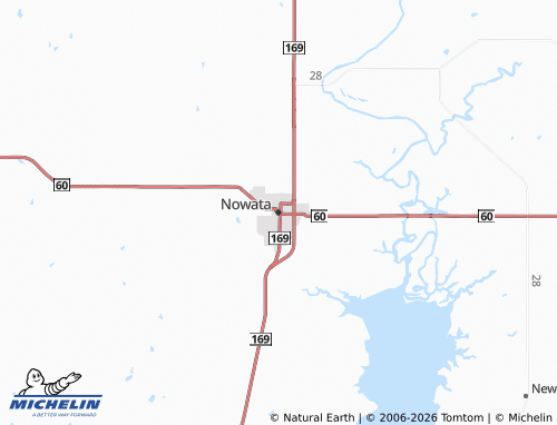 Mappa MICHELIN Nowata - ViaMichelin