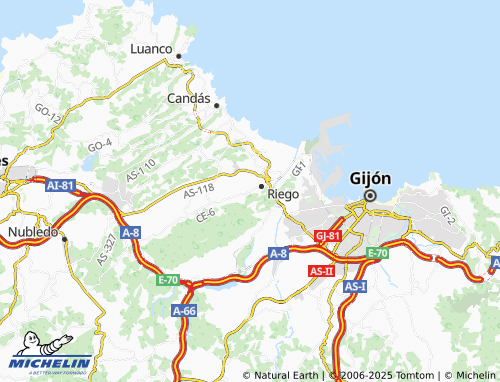 MICHELIN Baragaña map - ViaMichelin