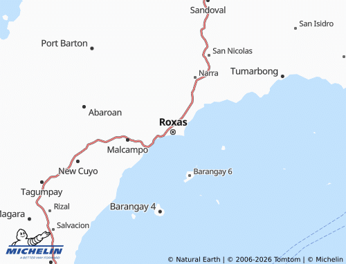 Mapa MICHELIN Roxas - ViaMichelin