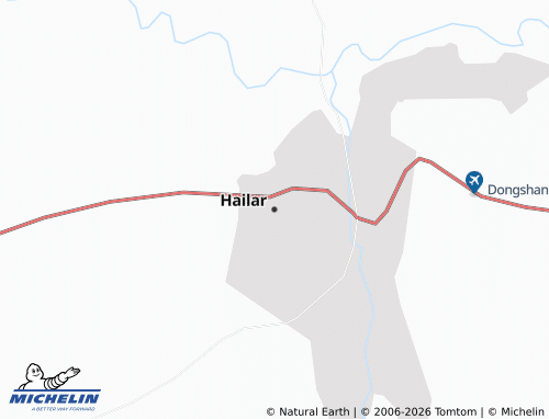 MICHELIN Hailar map - ViaMichelin