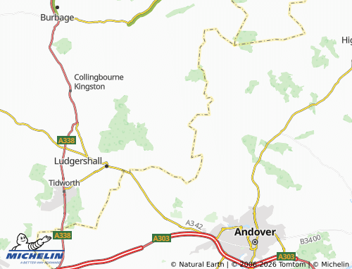 Carte MICHELIN Lower Chute - ViaMichelin