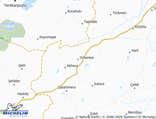 Mappa MICHELIN Orhaniye - ViaMichelin