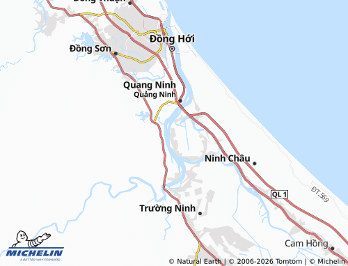 Mapa MICHELIN Hàm Ninh - ViaMichelin