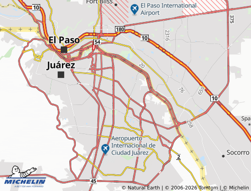 Mapa MICHELIN Misiones del Emir - ViaMichelin