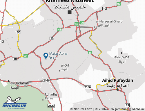 MICHELIN-Landkarte al-Hamra' - ViaMichelin