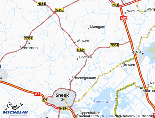 MICHELIN Boazum map - ViaMichelin