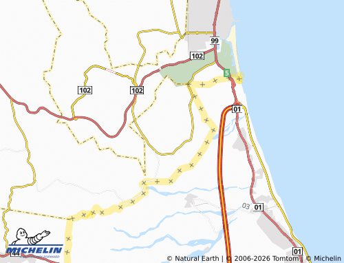 Mapa MICHELIN Awhila - ViaMichelin