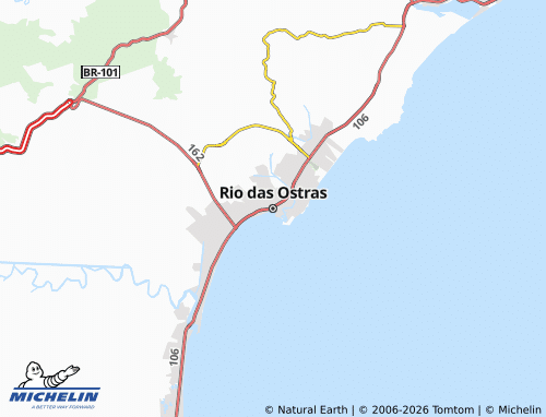 Mappa MICHELIN Rio das Ostras - ViaMichelin