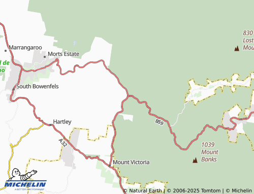 MICHELIN Bell map - ViaMichelin