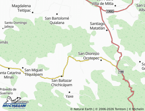 MICHELIN-Landkarte Tierra Blanca - ViaMichelin