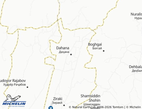 Mappa MICHELIN Dahana - ViaMichelin