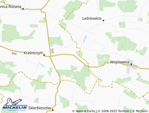 MICHELIN Bończa map - ViaMichelin